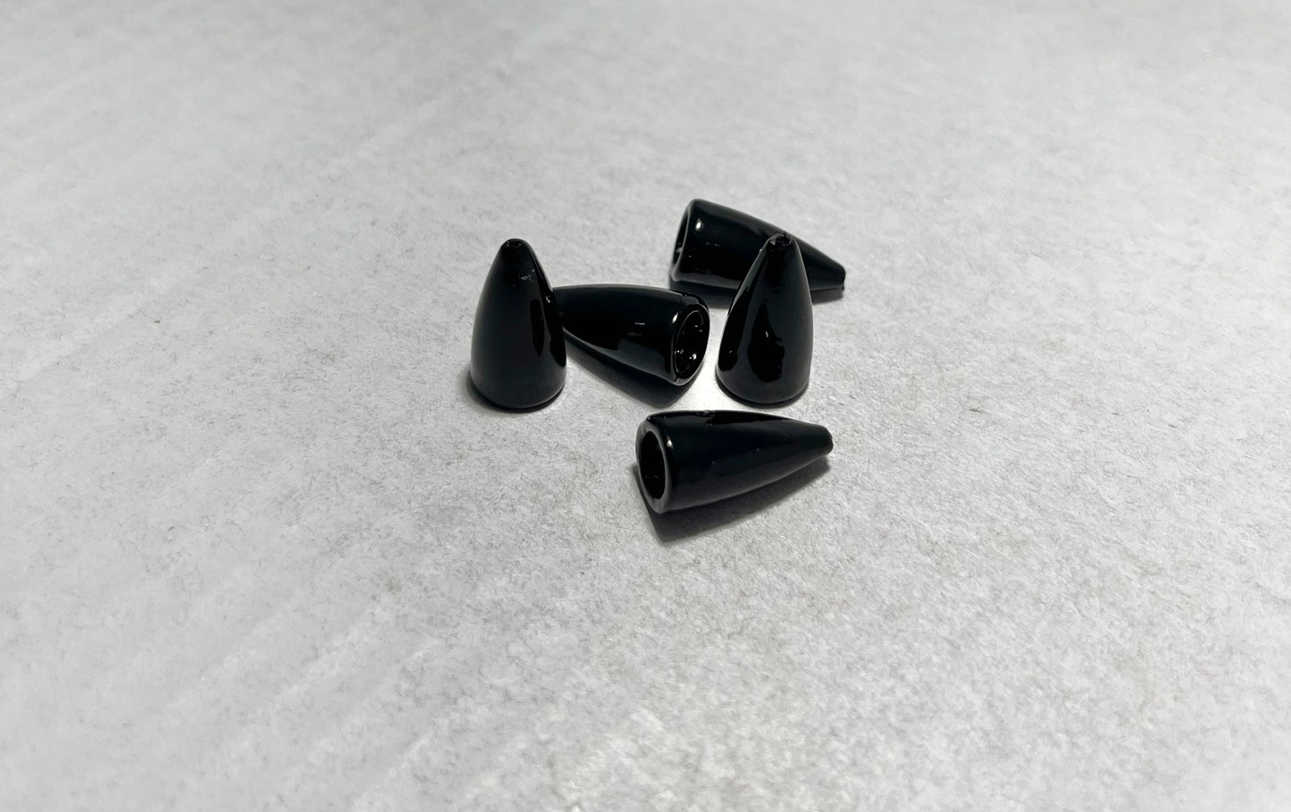 Powder Coated 3/8 oz Bullet Weights - Black